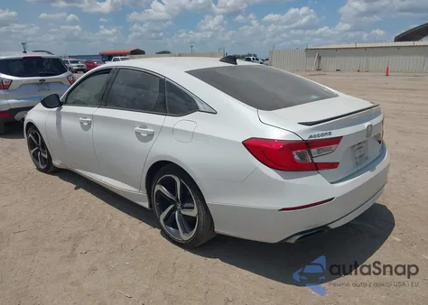 2022 Honda Accord Sport из США, поврежденный, VIN 1HGCV1F39NA093321